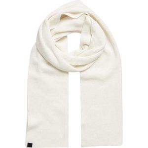 Superdry Heritage Ribbed Scarf Wit  Man
