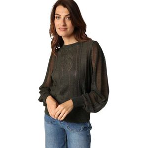 Deeluxe - Nessia - Trui - Vrouwelijk - Transparant Effect - Lange Mouwen