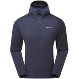 Montane - Fury Lite - Fleece Met Kap - Blauw - Technische Fleece Hoodie