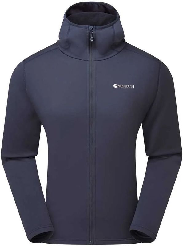 Montane - Fury Lite - Fleece Met Kap - Blauw - Technische Fleece Hoodie