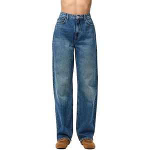 Pieces - Kate Mb - Hoogzittende Jeans - Straight Fit