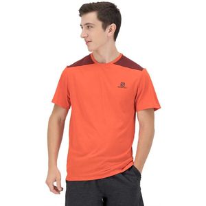 Salomon Outline Short Sleeve T-shirt Oranje L Man