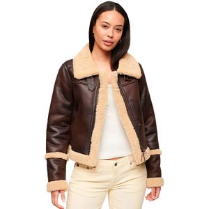 Superdry Faux Shearling Crop Jas