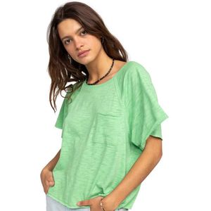 Roxy Time For Sun Short Sleeve T-shirt Groen XS Vrouw