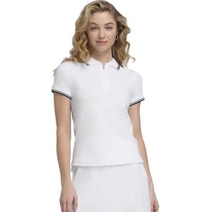 Wilson Team Short Sleeve Polo Wit L Vrouw