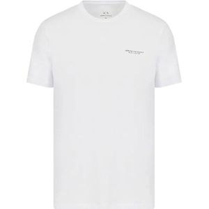 Armani Exchange Basic Short Sleeve T-shirt Wit 2XL Man