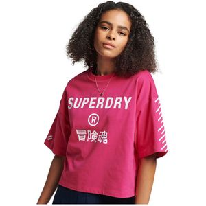 Superdry Code Core Sport T-shirt Roze XS Vrouw
