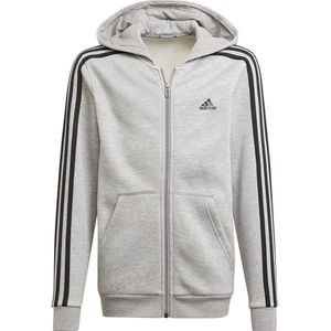 Adidas Essentials 3 Stripes-track Suit Grijs 8-9 Years