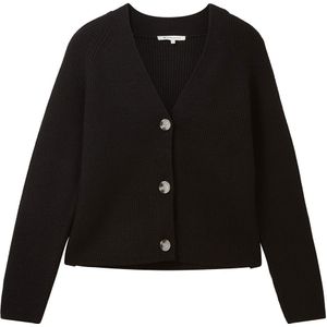 Tom Tailor Cardigan 1030000 Sweater Zwart XS Vrouw