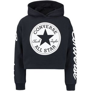 Converse Kids Chuck Patch Crop Hoodie Zwart 24 Months-3 Years