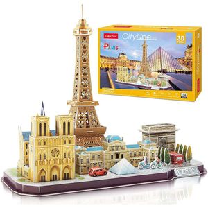 World Brands City Line Paris Puzzle Veelkleurig 8-11 Years