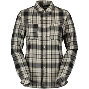 Scott Flannel Long Sleeve Shirt Zwart,Grijs XS Vrouw