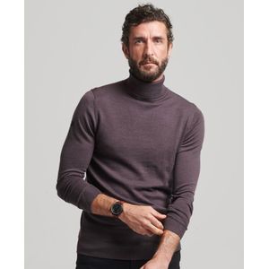 Superdry Studios Merino Roll Neck Sweater Grijs XL Man