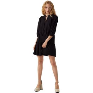 Vero Moda Pretty Tunic 3/4 Sleeve Dress Zwart 2XL Vrouw