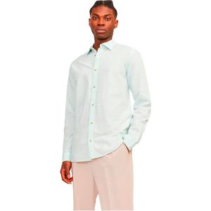 Jack & Jones Summer Linen Overhemd Met Lange Mouwen