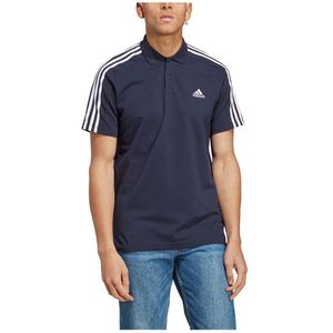 Adidas 3s Pique Ps Short Sleeve Polo Blauw 3XL / Regular Man
