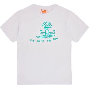 Sundek Go With The Flow Print T-shirt Met Korte Mouwen