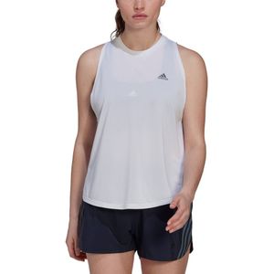 Adidas Run Icons Sleeveless T-shirt Wit XL Vrouw