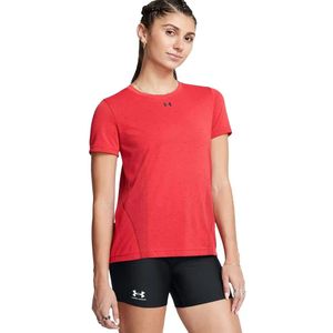 Under Armour - Vanish Loose - T-shirt - Rood - Korte Mouwen - Vrouw