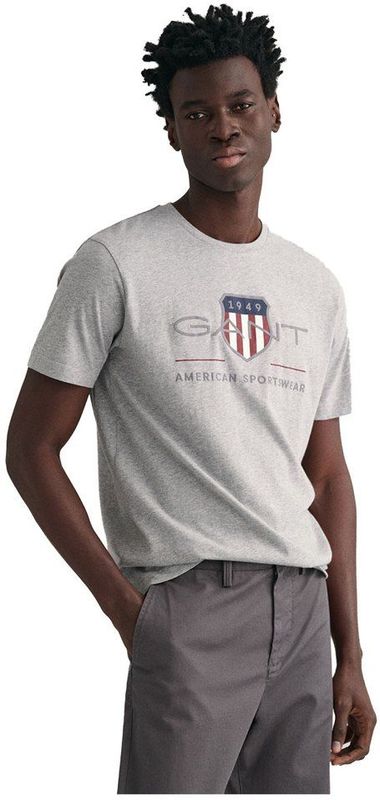 Gant Archive Shield Regular Fit T-shirt Met Korte Mouwen