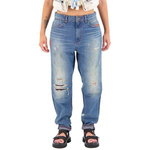 G-star E Janeh Ultra High Mom Ankle Jeans Blauw 29 / 32 Vrouw