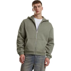 Urban Classics - Fluffy Full Zip Sweatshirt - Heren - Met Capuchon