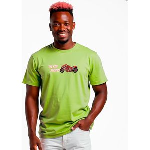 Kruskis Red Stripes T-shirt Met Korte Mouwen