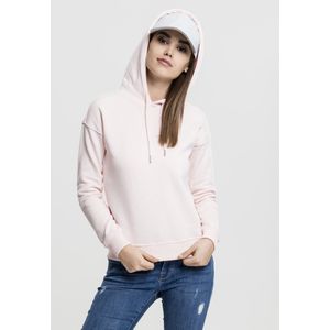 Urban Classics Basic Ribbed Sweatshirt Roze L Vrouw