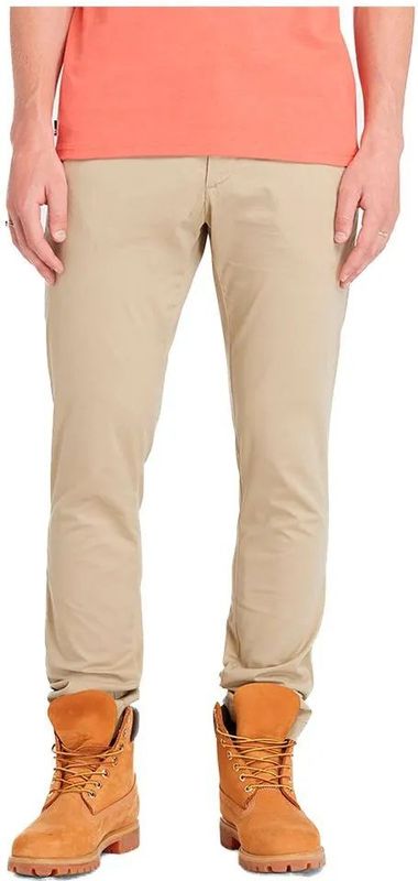 Timberland - Claremont - Chino Broek - Beige - Slim-fit - Katoen