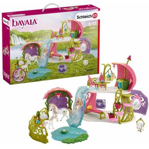 schleich BAYALA - Glinsterend Bloemenhuis - Kinderspeelgoed - Met Unicorn, Elven, Meertje en Stal - 71 Onderdelen