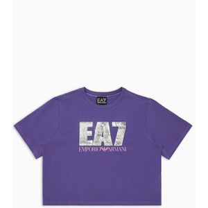 Ea7 Emporio Armani 3dft20_fjliz Short Sleeve T-shirt Paars 6 Years Meisje