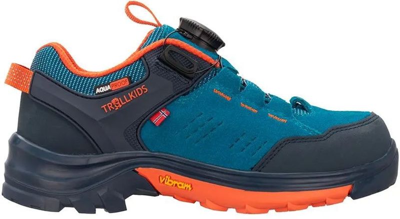 Trollkids - Gjende Wandelschoenen - Waterdicht Leer - Reflecterende Elementen