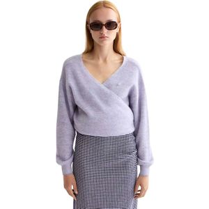 Scotch & Soda - Fuzzy Wrap - Vest - Paars - Dames