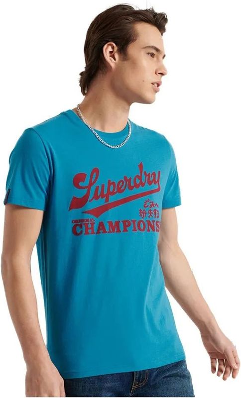Superdry - Collegiate - T-shirt - Lichtgewicht - Korte Mouwen - Ronde Hals