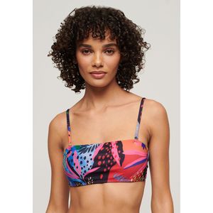 Superdry Tropical Bandeau Bikini Top Veelkleurig M Vrouw