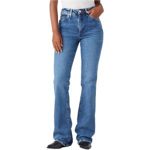 Wrangler Westward Bootcut Fit Jeans Blauw 27 / 32 Vrouw