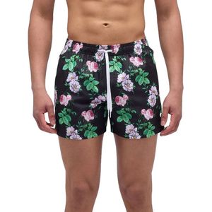 Sundek Elastic Waist And Sun Flower Print Zwembroek