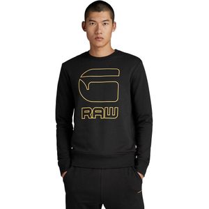G-star Graphic Graw Sweatshirt Zwart S Man