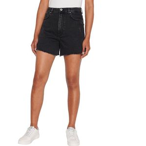 Pepe Jeans A-line Fit Denim Shorts Zwart 28 Vrouw