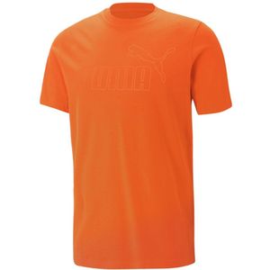 Puma Ess Elevated Short Sleeve T-shirt Oranje S Man