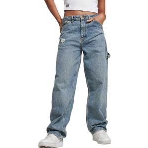 Superdry Vintage Carpenter Jeans Blauw 36 / 34 Vrouw
