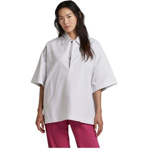 G-star Oversized Loose Fit Short Sleeve Shirt Wit XS Vrouw