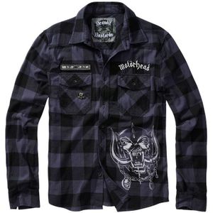 Brandit Motörhead Long Sleeve Shirt Zwart,Grijs XL Man