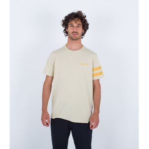 Hurley Oceancare Block Party Short Sleeve T-shirt Beige 2XL Man
