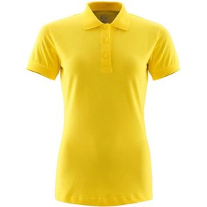 Mascot - Crossover Poloshirt - Zonnegeel - 95% Katoen/5% Elastaan - Speciaal Getailleerd Damesmodel