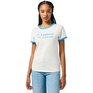 Wrangler 112362570 Ringer T-shirt Met Korte Mouwen