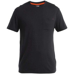 Icebreaker Merino 200 Ib X Tnf Short Sleeve T-shirt Zwart M Man