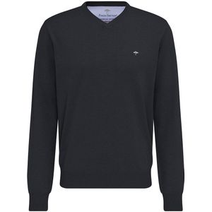 Fynch Hatton Sfpk211 V Neck Sweater Zwart 2XL Man