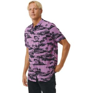 Rip Curl Party Pack Short Sleeve Shirt Paars M Man