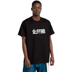 G-star Line Script Loose T-shirt Met Korte Mouwen